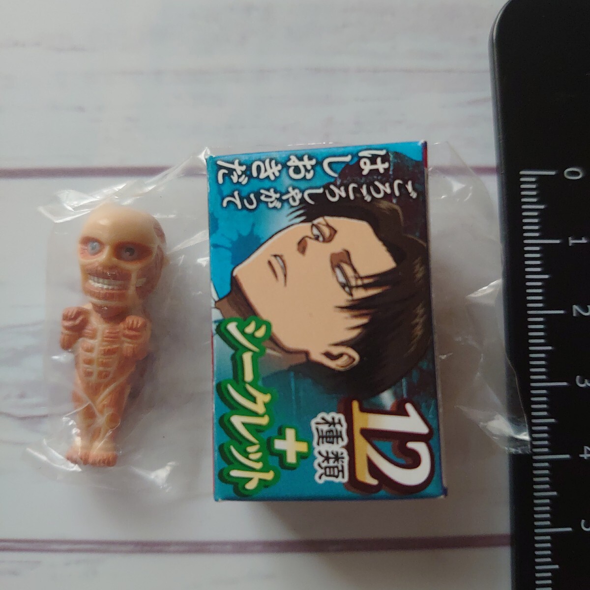 ぷっちょ〜進撃の巨人の箸置き(はしおき)未開封 長期保管 オマケ拍卖