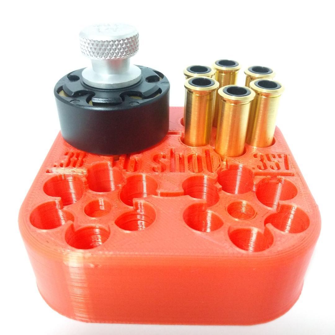 スピードローダー ローディングブロック HKS PY-A 586-A共用 【赤】拍卖