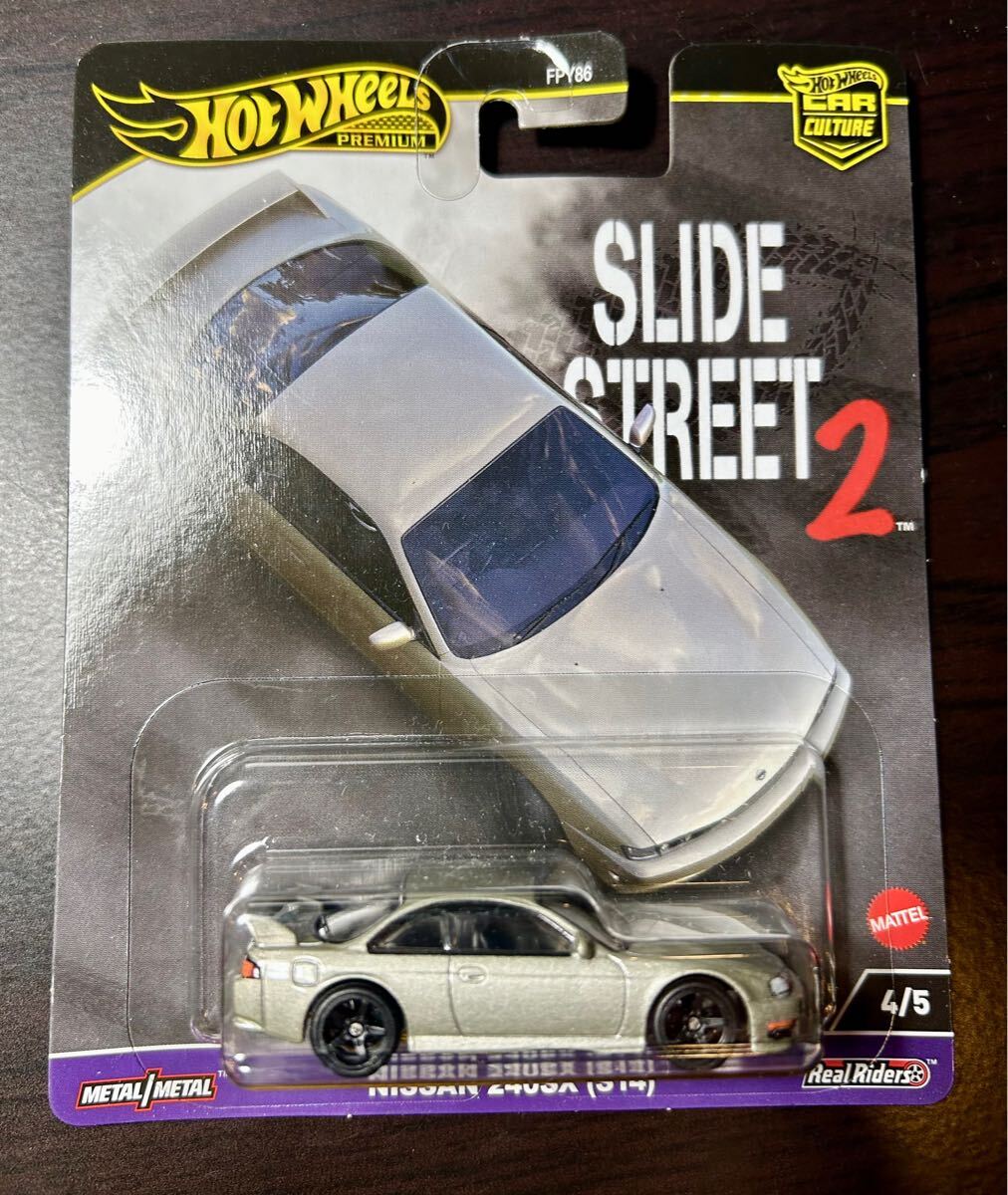 HOT WHEELS スライド ストリート2 NISSAN 240SX S14 シルビア 日産 SLIDE STREET カーカルチャープレミアムモデル ホットウィール 拍卖