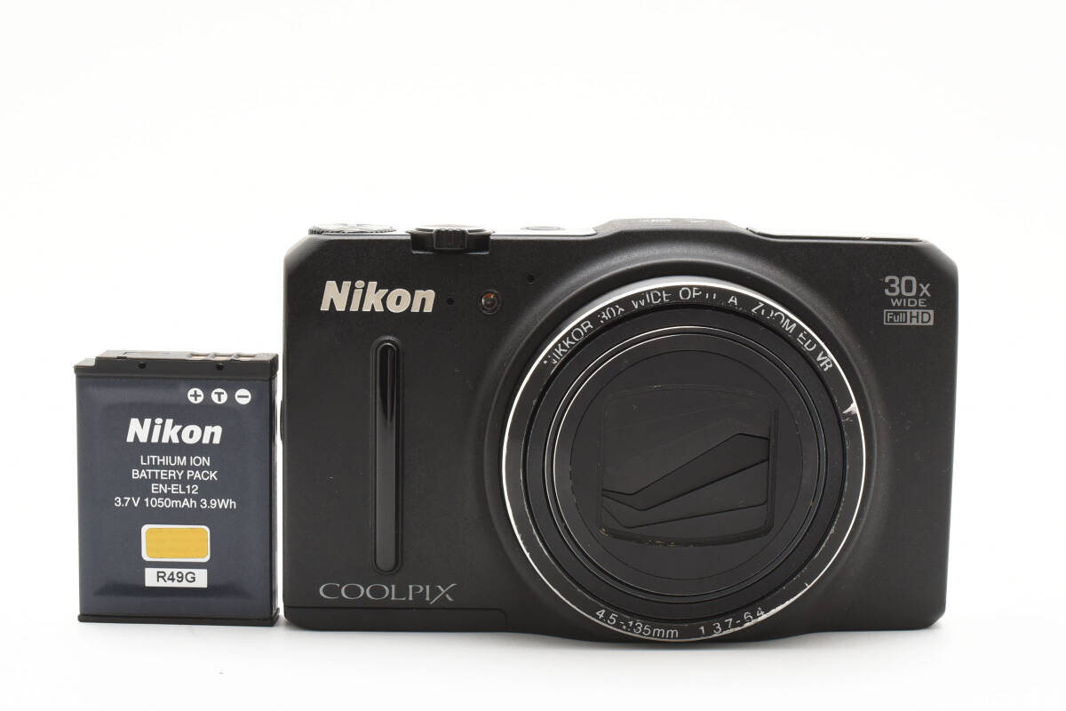 良品 Nikon coolpix S9700 ブラック拍卖