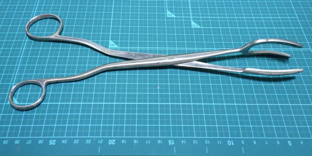 D1354# 動作確認済み 手術診療器具 整形外科 タオル鉗 多種の形状がある医療機器や備品を把持しやすい3本の爪をそなえる拍卖