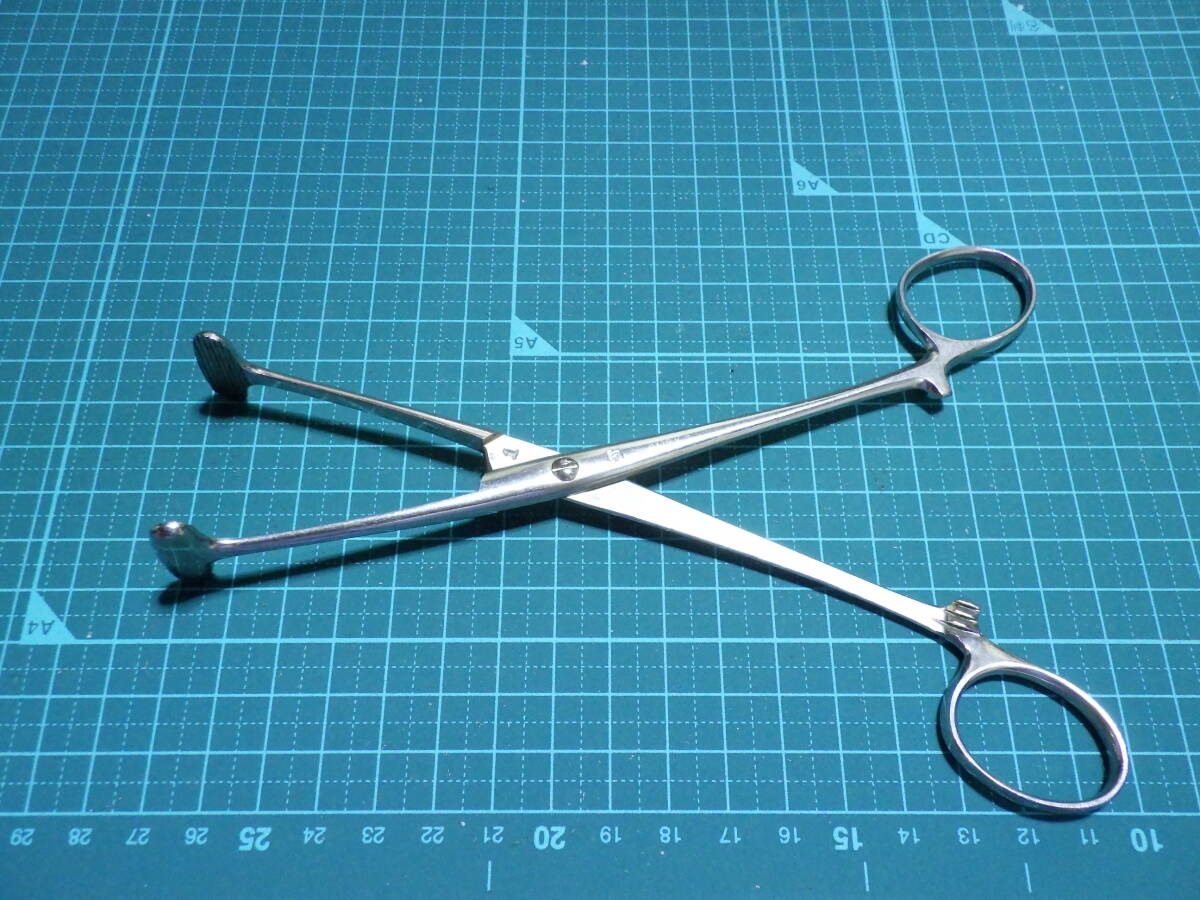 D710#全国配送230円 動作品 手術診療器具 整形外科 2412X 鉗子 ピンセット ステンレス 持針器 医療器具 タオル鉗 外科剪刀拍卖