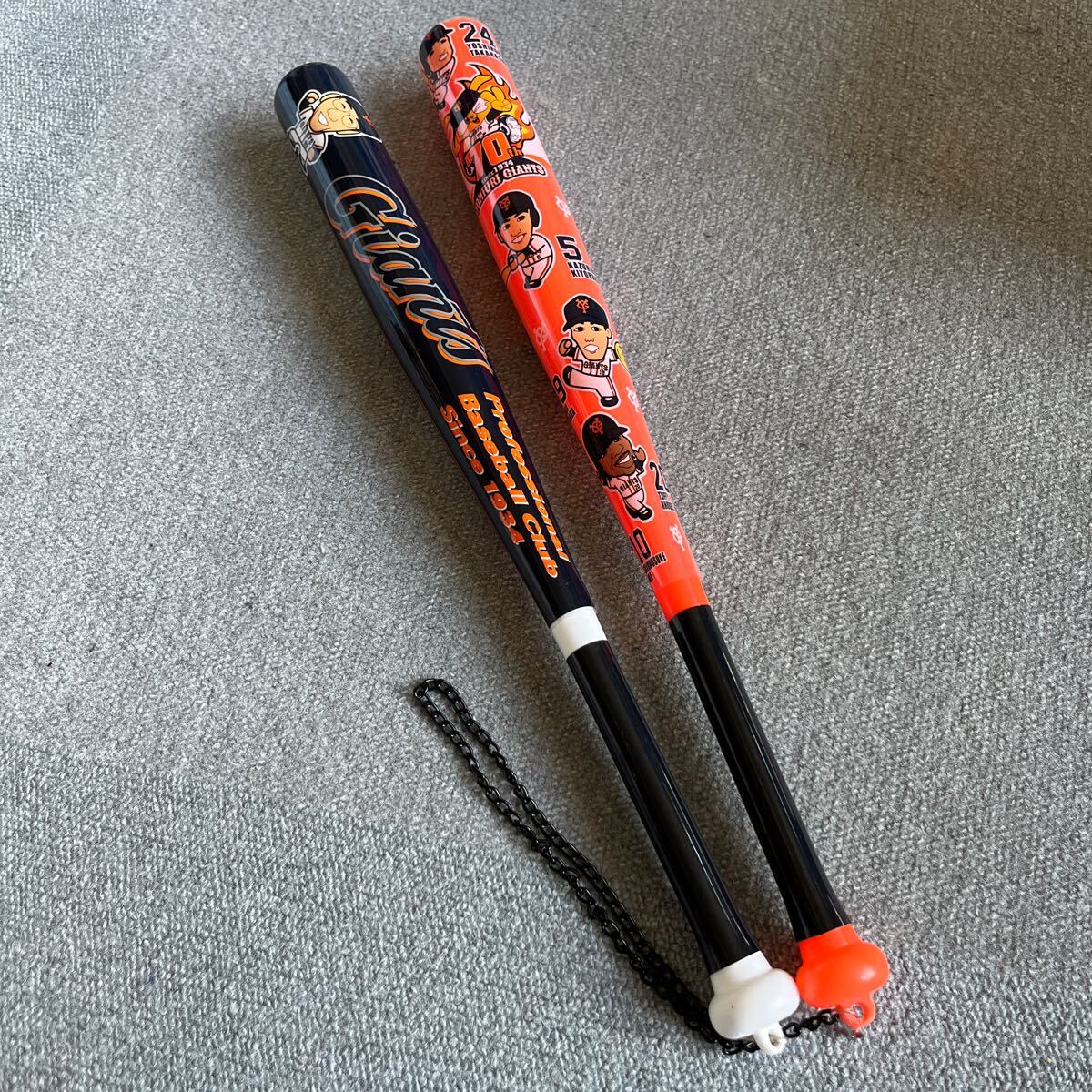 読売ジャイアンツ 応援バット 応援グッズ ジャイアンツ70周年記念 清原 高橋 阿部 二岡 西 上原 小久保 ロベルト 超希少!レア 当時物 拍卖