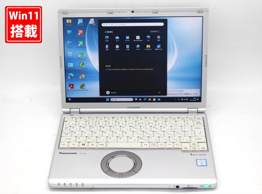 中古 フルHD対応WUXGA 12.1型 Panasonic Let's note CF-SZ6Z16VS Windows11 七世代 i7-7600u 16GB 512GB-SSD カメラ LTE 無線 管:1741s拍卖
