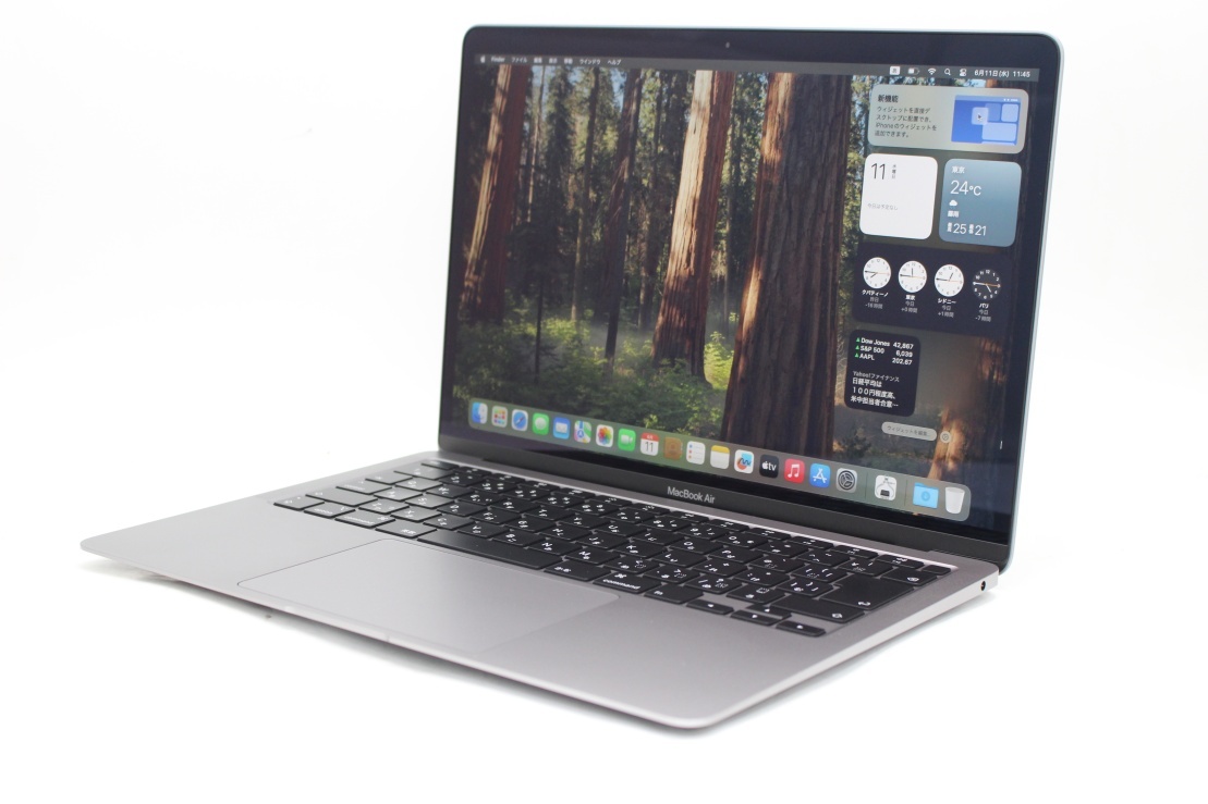 良品 2K対応 13.3型 Apple MacBoko Air A2179 グレー macOS 15 Sequoia 第10世代 i7-1060NG7 16GB NVMe 256GB-SSD カメラ 無線 管:1300r拍卖