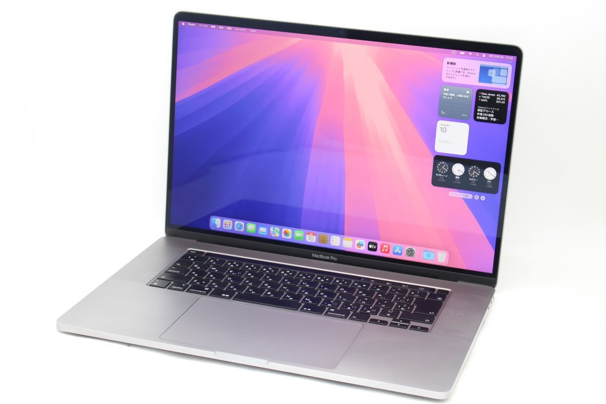 中古良品 3K対応 16型 Apple MacBook Pro A2141 (TouchBar 2019 グレー) Sequoia i9-9880H 16GB NVMe 1TB-SSD Radeon Pro 5500M 管:1741h拍卖