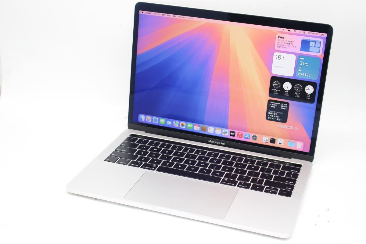 訳有 2K対応 13.3型 Apple MacBook Pro A1989 (Mid-2018 TouchBar) macOS 15 Sequoia 八世代 i5-8279U 8GB NVMe 256GB-SSD 管:1736h拍卖