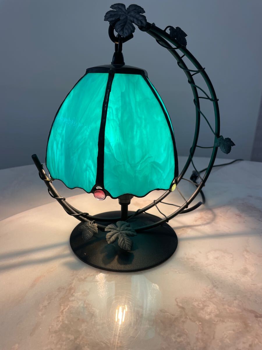 ステンドグラス ランプ スタンドライト 照明 卓上ランプ拍卖