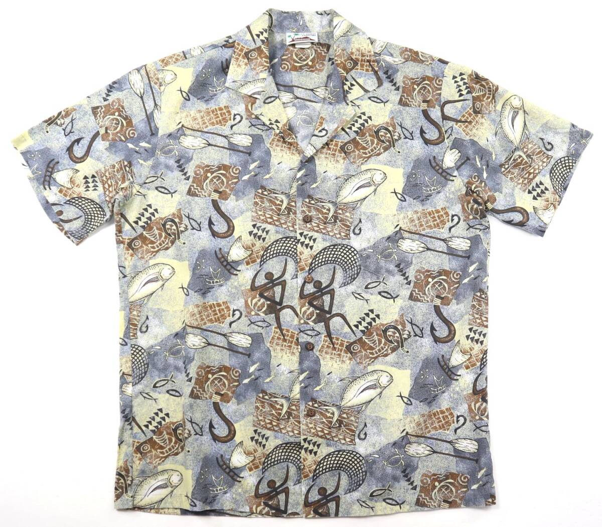 美品★ハワイ製★CT HAWAII FASHIONS ハワイアンシャツ/アロハシャツ/Mサイズ拍卖