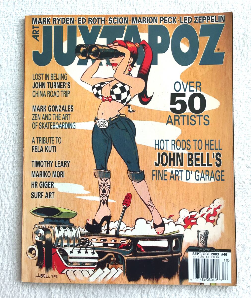 ◆Juxtapoz magazine 2003 46号 John Bell Mark Ryden Mark Gonzales Rat Fink マークゴンザレス拍卖