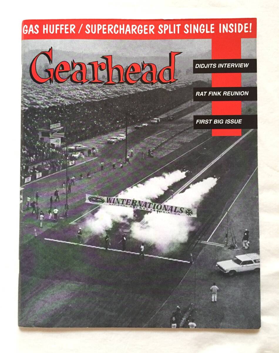 ◆Gearhead magazine 1号 7" レコード付 Gas Huffer Supercharger 生産終了品 Rat Fink ガレージ パンク拍卖