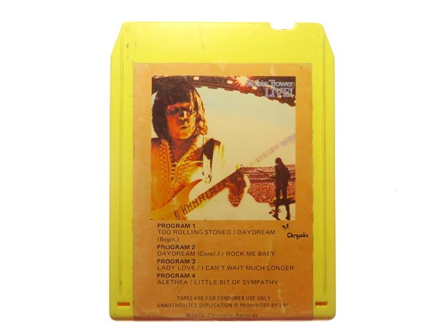 ’70s Robin Trower ''LIVE'' 8Track Tape カナダ盤 ロビン トロワ― ライブ 8トラックテープ 拍卖