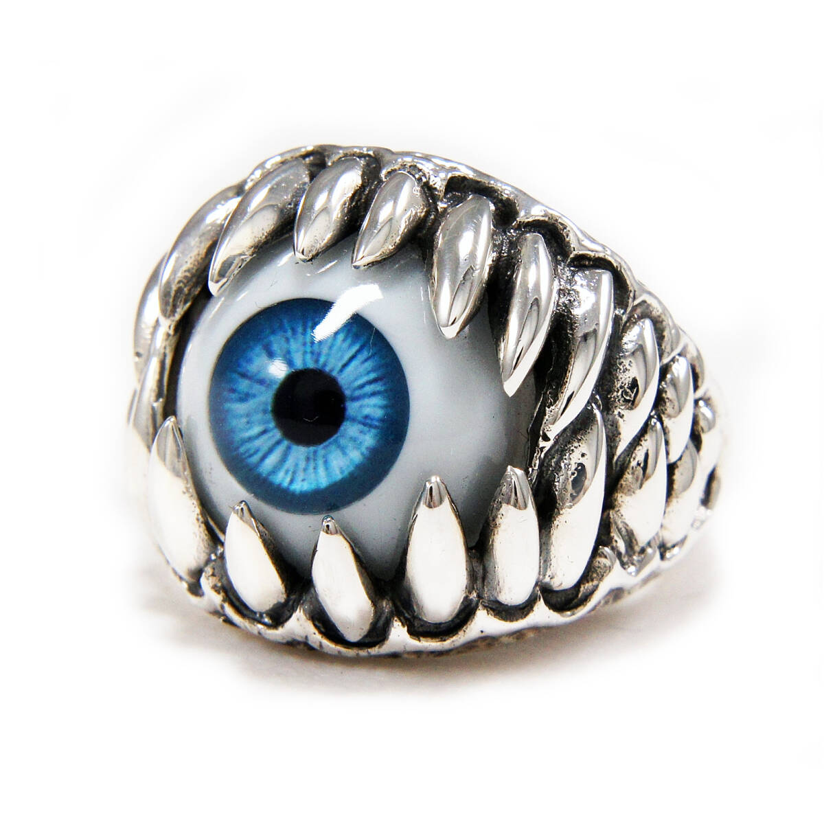 17号 19号 20号 21号 22号 24号 25号 26号 27号 29号 30号 31号 32号 ドラゴンクローアイボール925シルバーリング TAN-R022拍卖