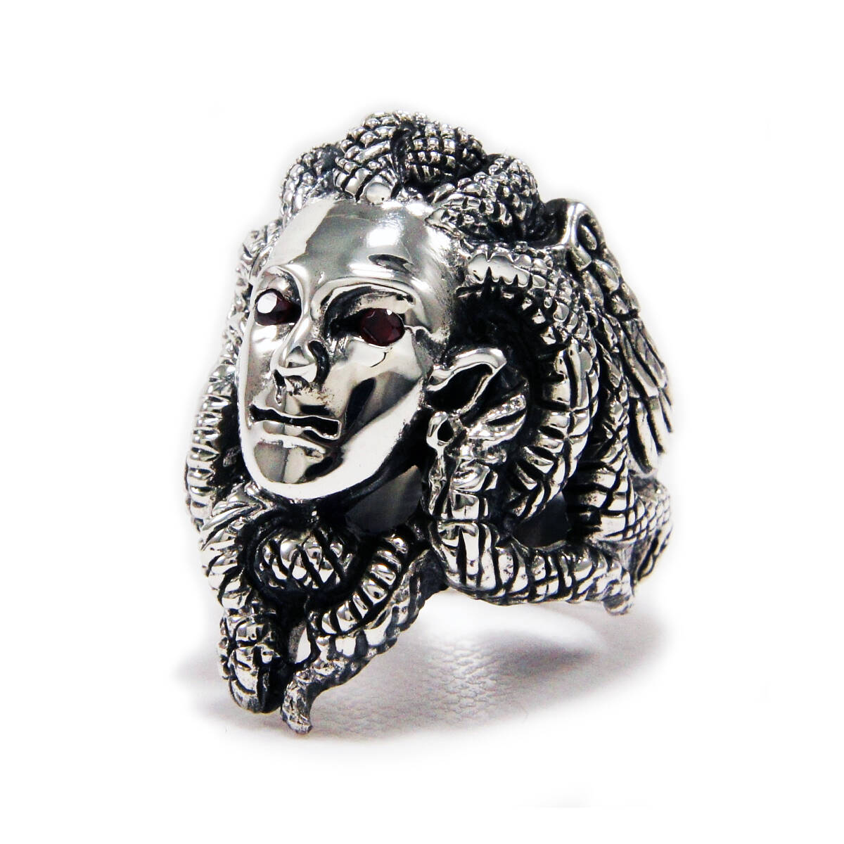 30号 メデューサ 925シルバーリング 925刻印あり TAN-R040拍卖