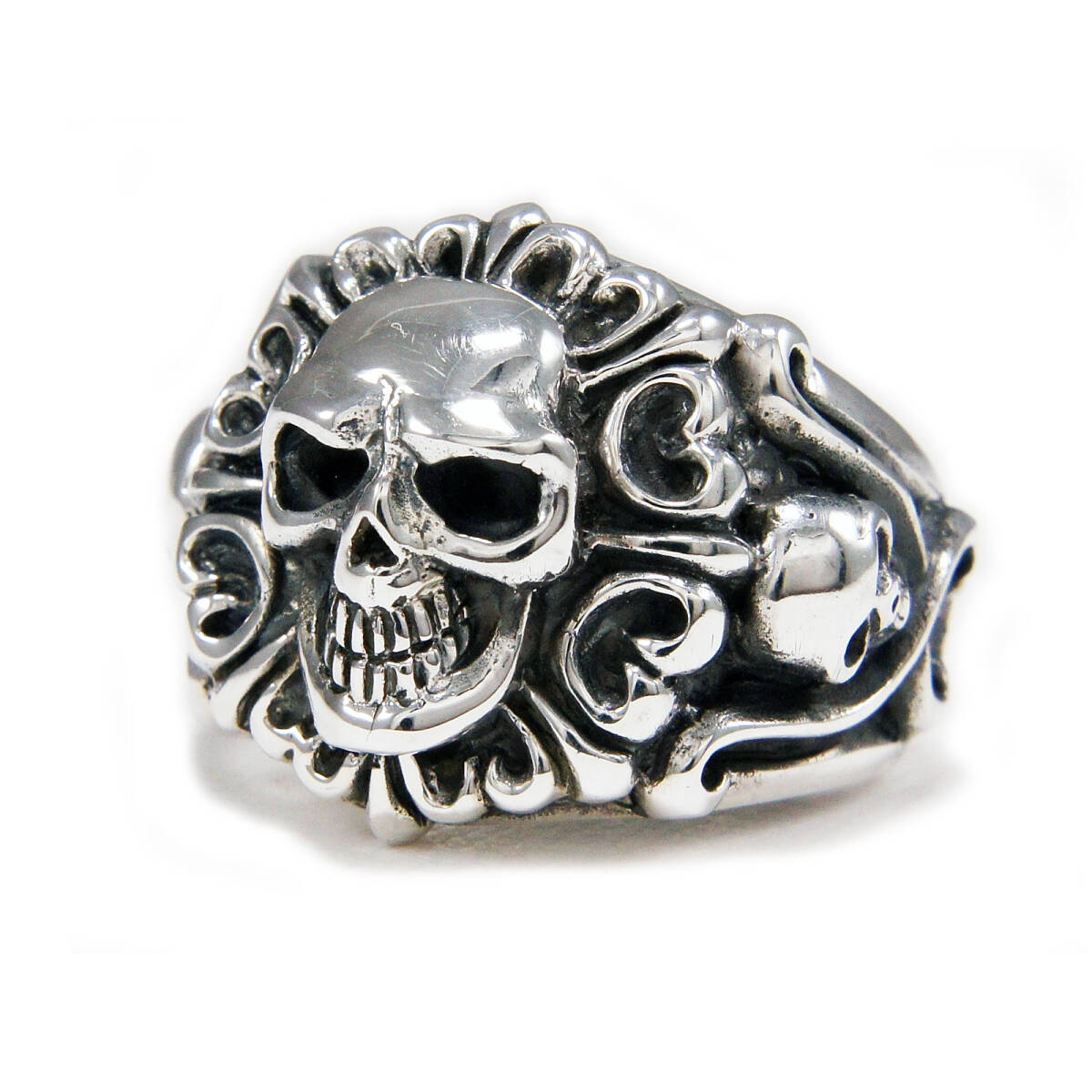 16号 スカル ドクロ 925シルバー リング 925刻印あり TP-R006拍卖