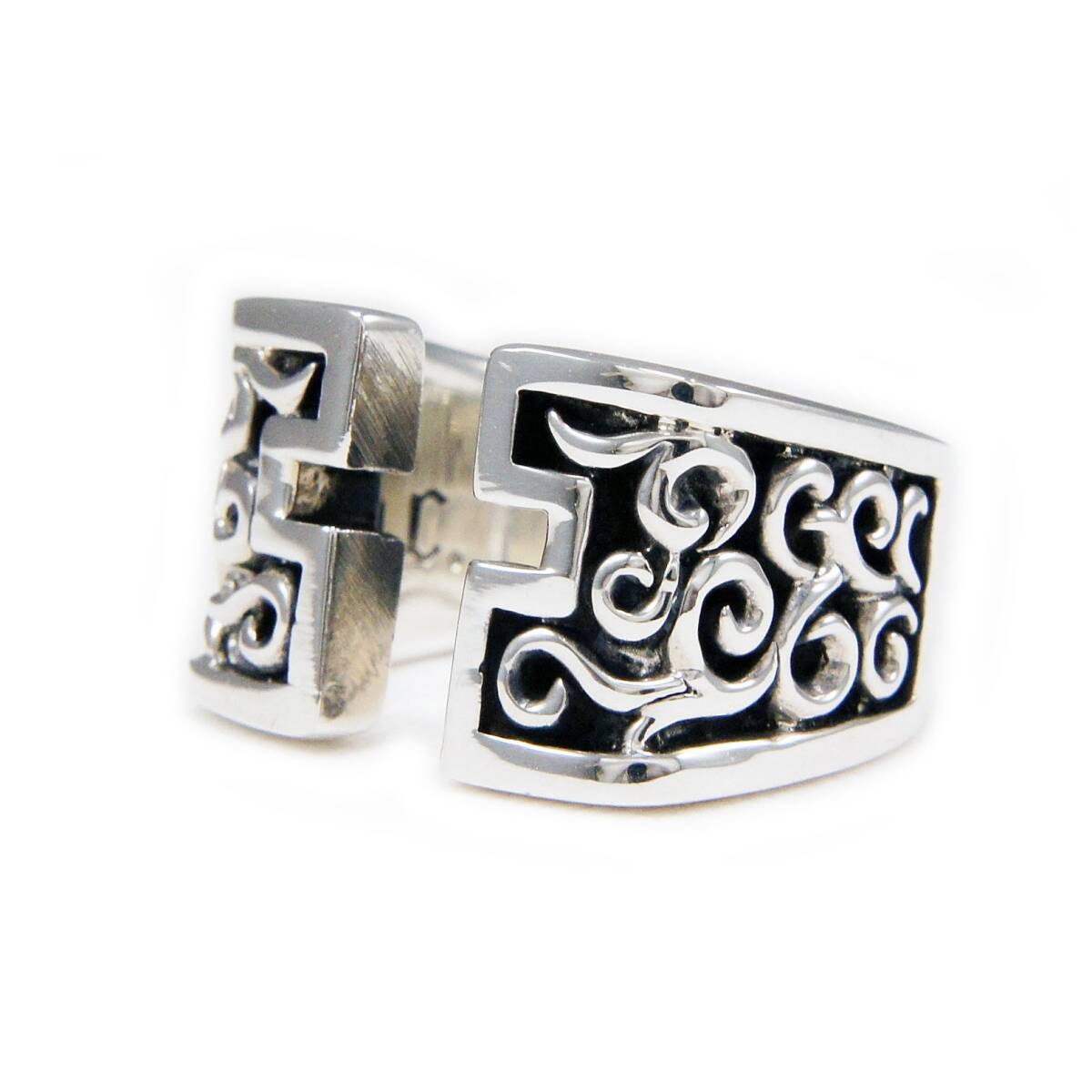 27号 クロスアラベスク 925シルバーリング 925刻印あり 品番 : EC-R007拍卖