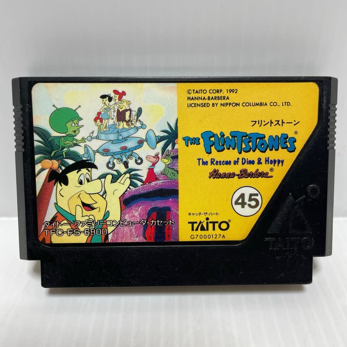 ファミコン フリントストーン THE FLiNTsTONES TAITO TFC-FS-6800 FC ソフトのみ 起動確認のみ 現状品拍卖