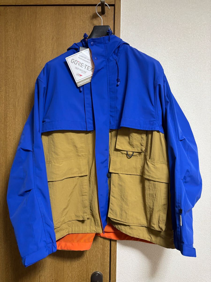 【新品未使用/タグ付き】DAIWA PIER39 TECH LOGGER MOUNTAIN PARKA M テックロジャーマウンテンパーカーゴアテックス ダイワ gore-tex 青拍卖