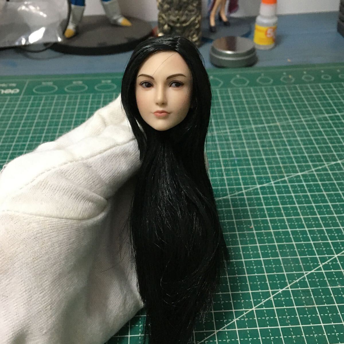 C23 1/6 フィギュア用 ヘッド 植毛タイプ アクセサリー 交換用 白肌拍卖