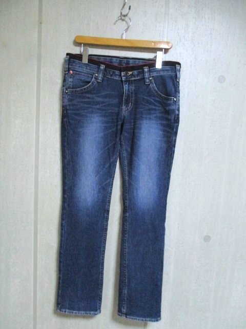 f935 エドウィンジャージーズ EDWIN JERSE ストレッチデニム サイズL 紺 92拍卖