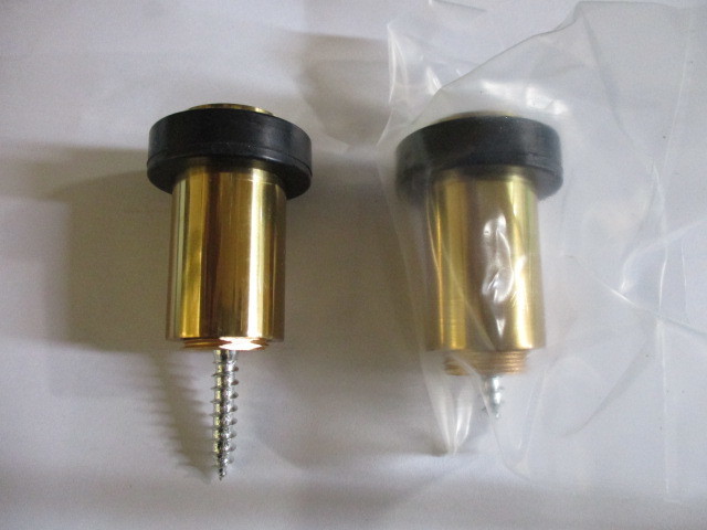 真鍮戸当り 床付用 新品 2ケで¥1200 送料¥600拍卖