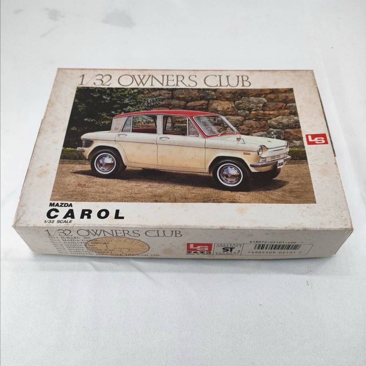 【未組立】中身未開封 MAZDA マツダ CAROL カロール 1/32 オーナーズクラブ プラモデル 玩具 ヴィンテージ 当時物 4拍卖