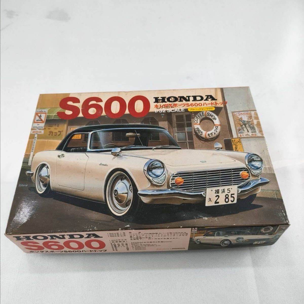 【未組立】中身未開封 HONDA ホンダ S600 1/32 プラモデル プルバックゼンマイ 玩具 ヴィンテージ LS エルエス 当時物 自動車 車 3拍卖
