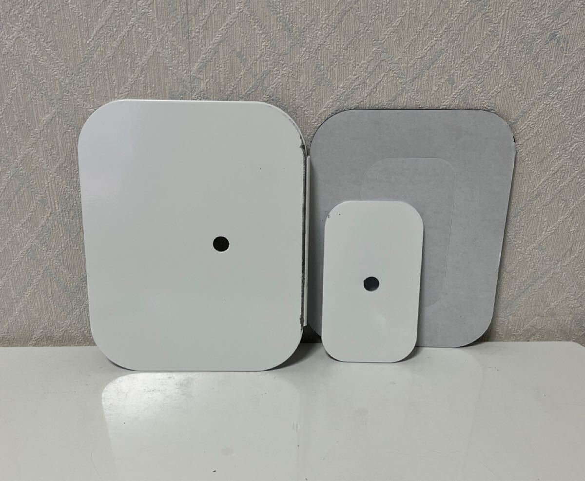 706i0220 サンワダイレクト モニターアーム 補強プレート クランプ グロメット 対応 スチール製 傷防止 デスク保護 白 100-LA065W拍卖