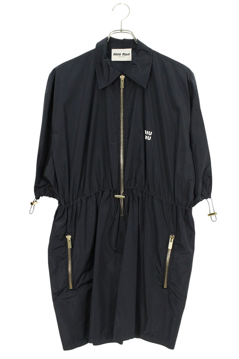 ミュウミュウ サイズ:38 MF4806 テクニカルシルクミニドレスワンピース 中古 BS99拍卖