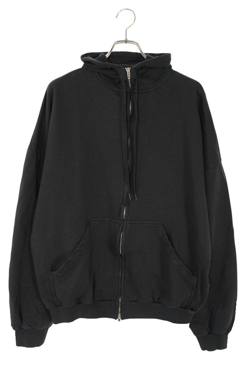 バレンシアガ パーカー サイズ:2 25SS 826162 TSVF8 セキュリティーテープロゴパーカー 新古品 SB01拍卖