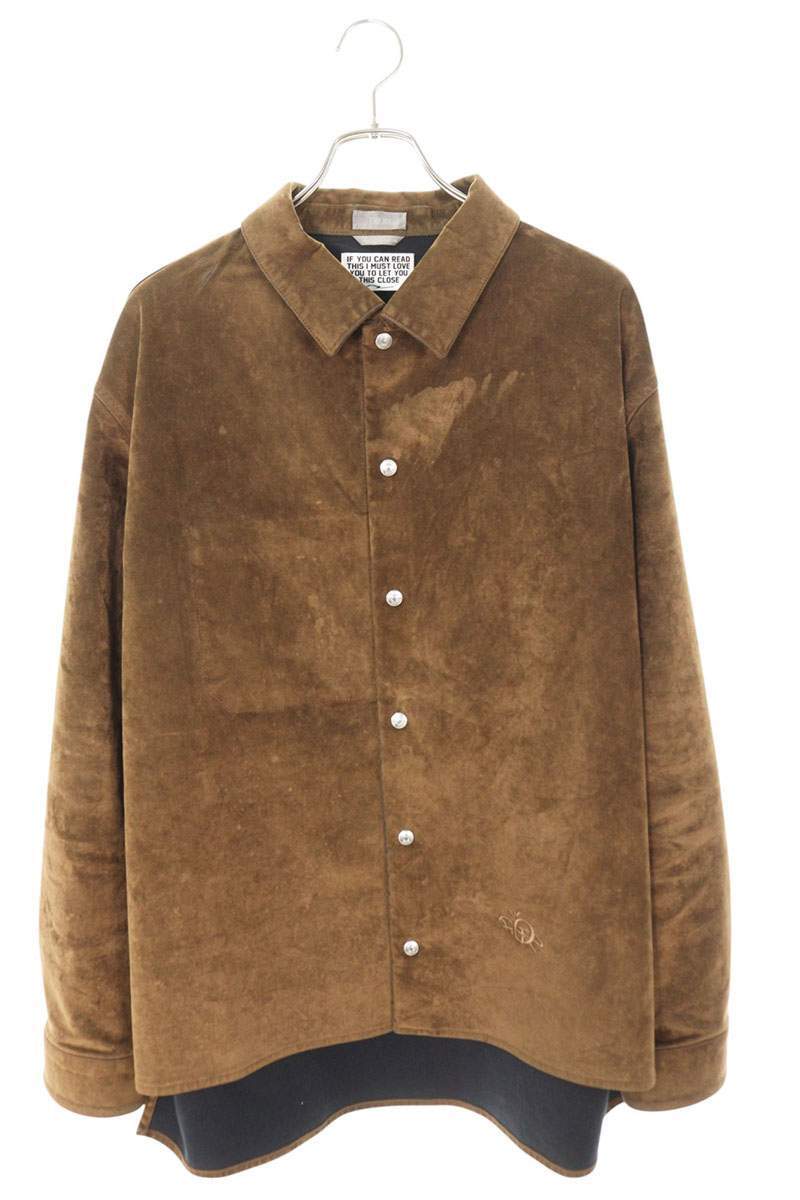 ディオール 長袖シャツ サイズ:56 22AW 283D493BY509 カクタスジャックオーバーサイズ長袖シャツ 中古 BS55拍卖