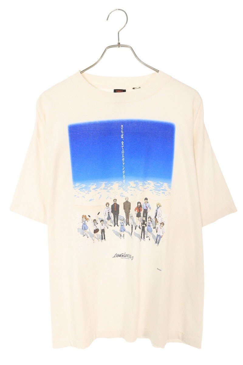 セントマイケル Tシャツ サイズ:L 25SS SM-HR8-0000-C12 ムービープリントTシャツ 中古 SB01拍卖