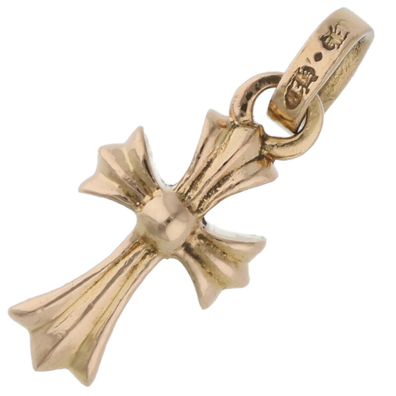 クロムハーツ ネックレストップ 22K CRS BBYFAT 22Kベイビーファット チャーム ゴールドネックレストップ 中古 OS06拍卖