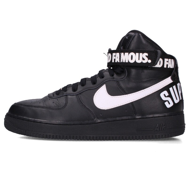 ナイキ スニーカー シュプリーム サイズ:28.5cm AIR FORCE 1 HIGH SUPREME SP 698696-010 エアフォース1ハイスニーカー 中古 BS99拍卖