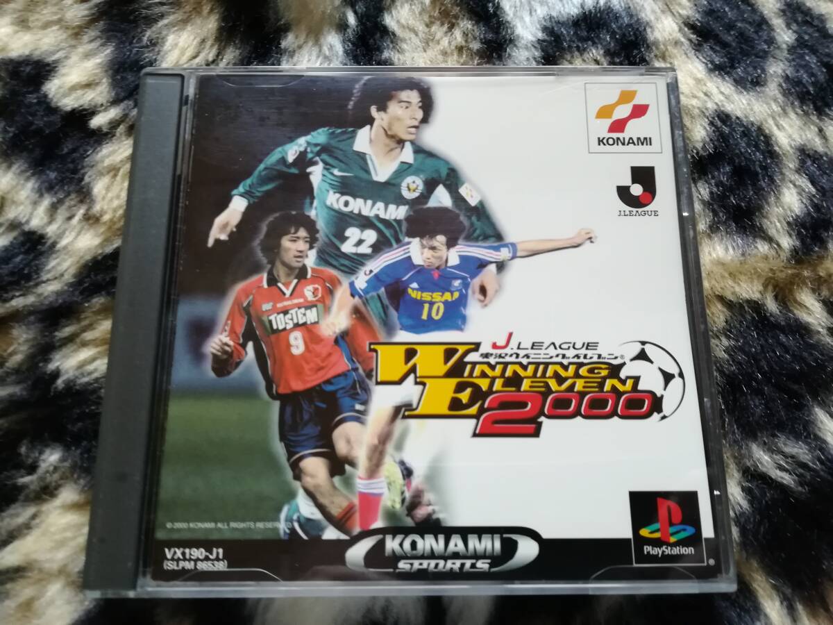 【中古・盤面概ね良好・動作確認済み】PS Jリーグ実況ウイニングイレブン2000 同梱可拍卖