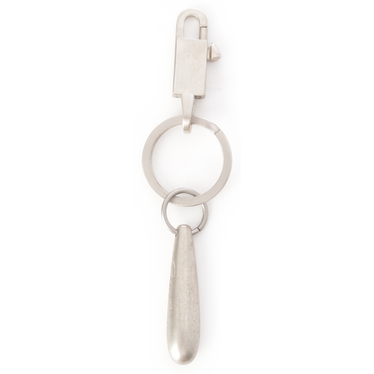 リックオウエンス TEARDROP ティアドロップ キーリング キーホルダー シルバー【中古】拍卖