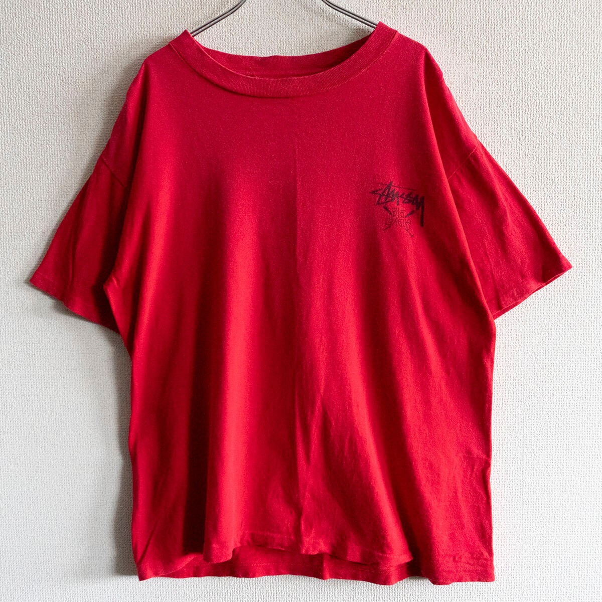 【80s/USA製】OLD STUSSY【 両面プリント Tシャツ】L ステューシー オールド ビッグシルエット オーバーサイズ 古着 25051158拍卖