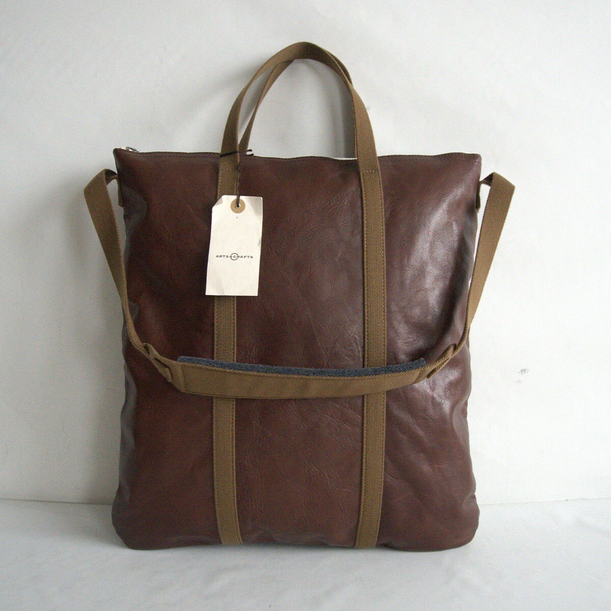 【未使用品】ARTS&CRAFTS【HORSE LEATHER 2WAY TOTE】ホースハイド レザー トートバッグ アーツアンドクラフツ 25060263拍卖