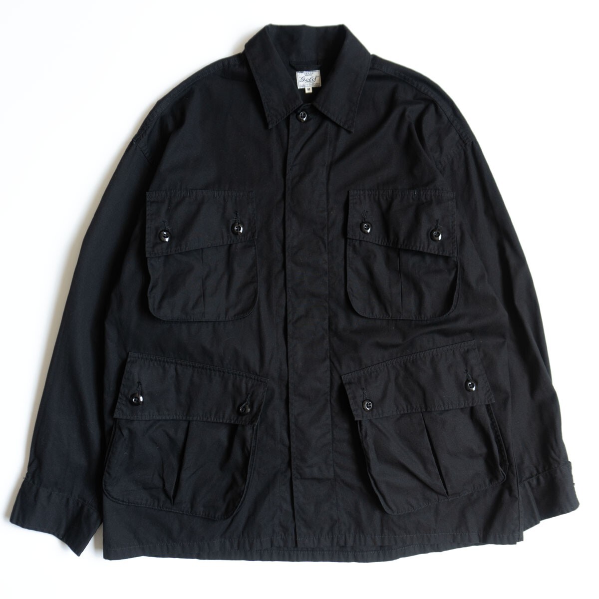 【美品】GOLD【COTTON WEATHER JUNGLE FATIGUE JACKET】M ファティーグジャケット ゴールド 東洋 25060462拍卖