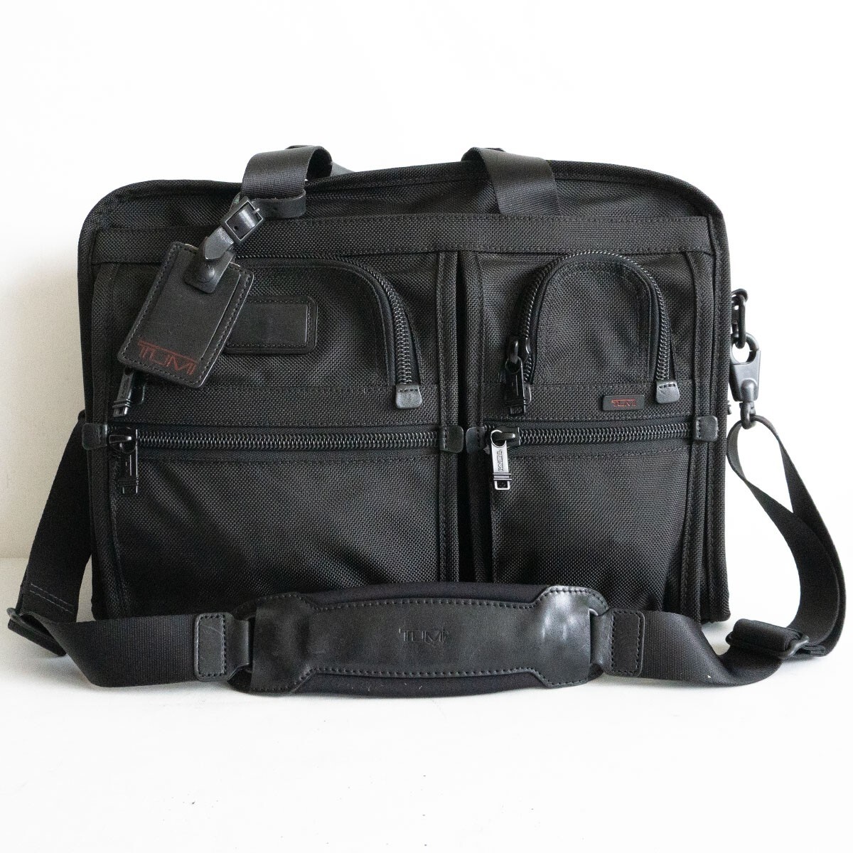【美品】TUMI トゥミ 【26109DH Alpha Organizer Portfolio Brief】 トゥミ オーガナイザー ブリーフケース 25060523拍卖