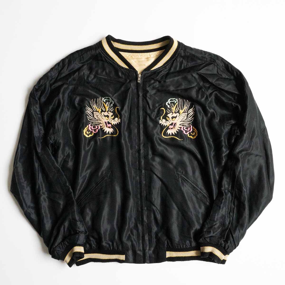 【ビッグサイズ】TAILOR TOYO【TT15273/ リバーシブル スカジャン】 XXXL スーベニア ジャケット 刺繍 サテン テーラー東洋 25060552拍卖