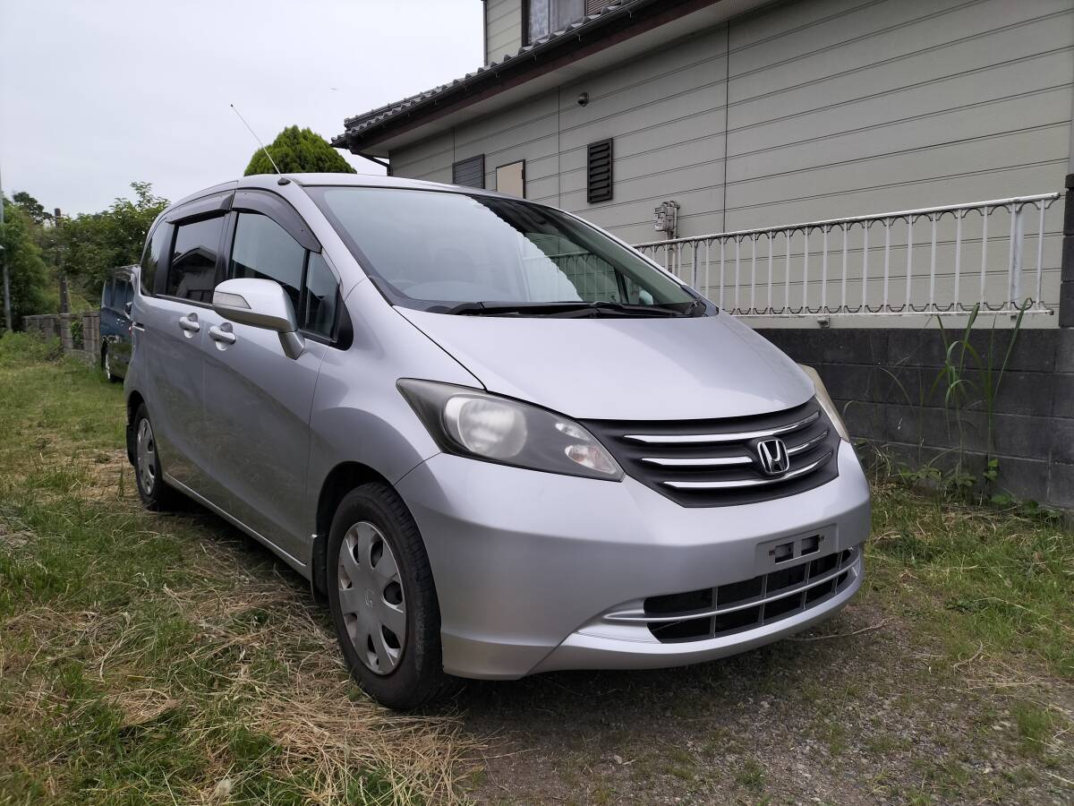 福祉 フリード 8.2万km 電動サイドリフトアップシート 車椅子固定具 左パワスラ 純正ナビ 地デジ オートエアコン ETC拍卖