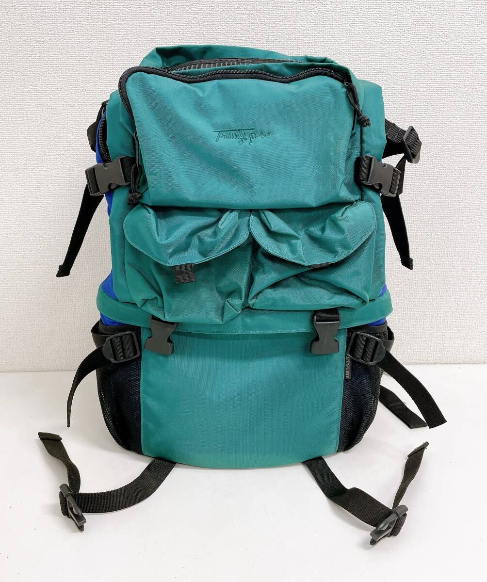 【ETSUMI エツミ カメラバッグ Truly pro リュック】グリーン系/ザック/持ち歩き・運び/旅行・移動/T76-474拍卖