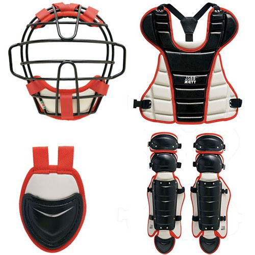 ZETT ゼット 少年用軟式キャッチャー SG基準対応 防具 4点セット BL717A 1913拍卖