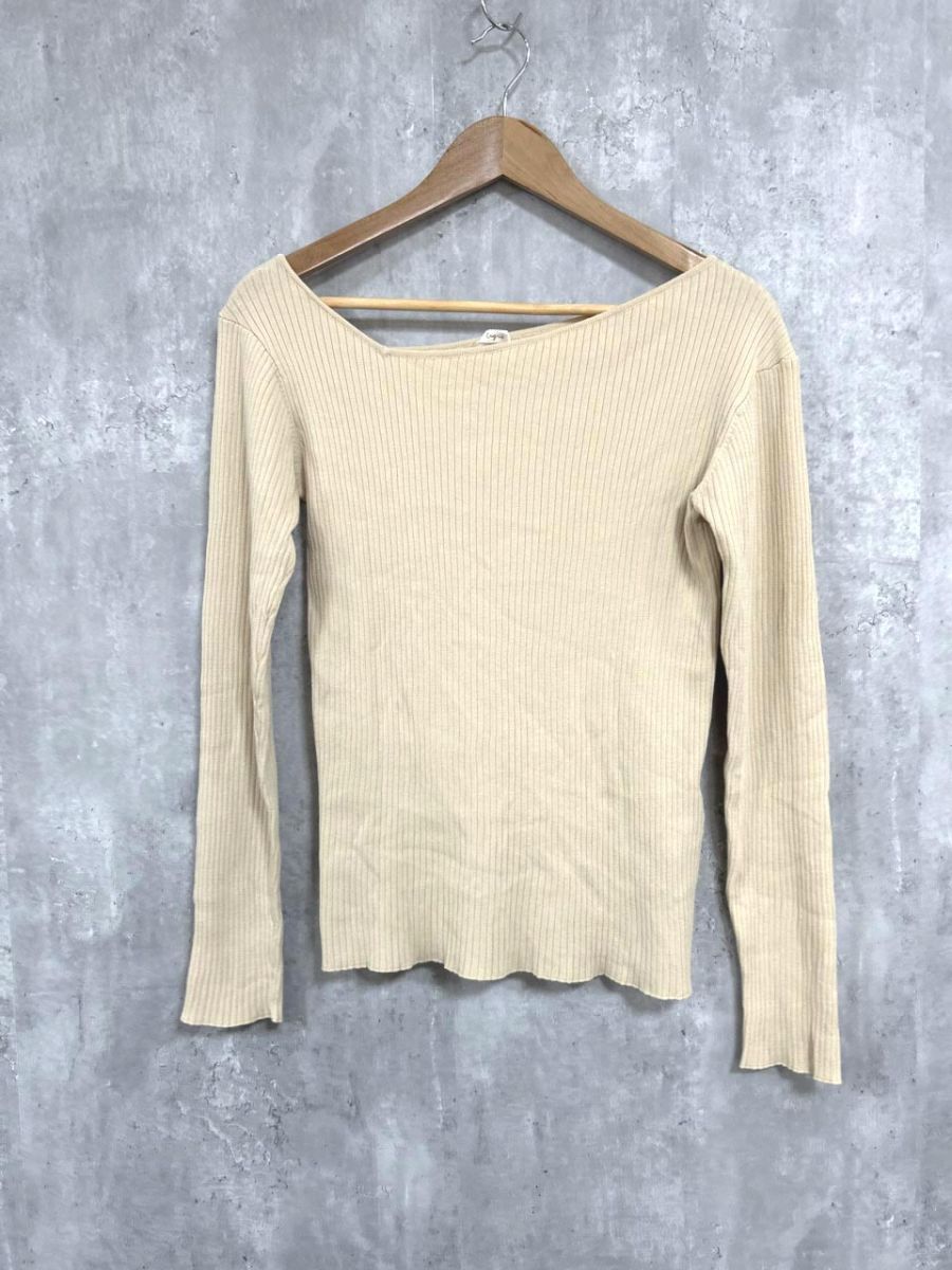 Ungrid アングリッド ロング カットソー sizeF/ベージュ ■◇ レディース拍卖
