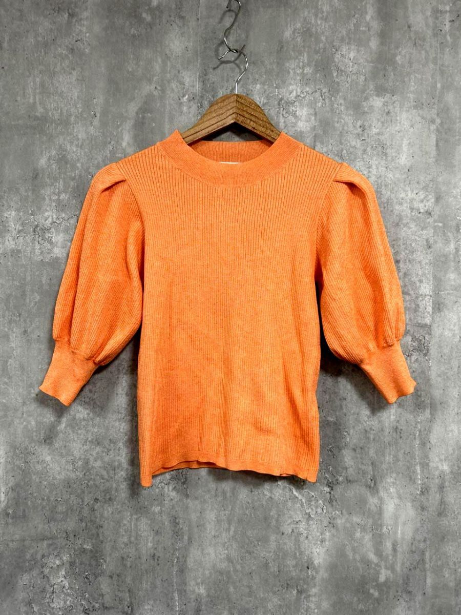 SLY スライ ニット セーター sizeF/オレンジ ◆■ レディース拍卖