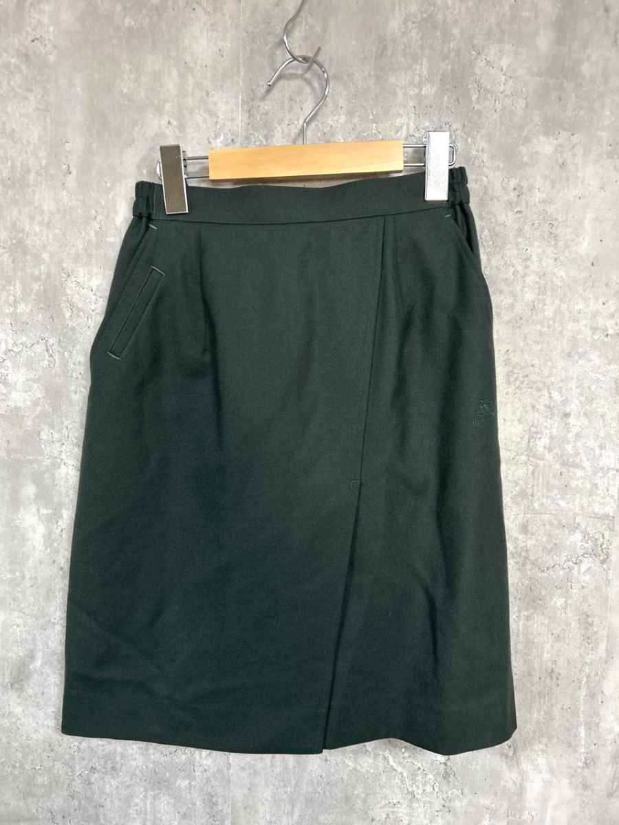 BURBERRY バーバリー キュロット ミニ スカート sizeM/緑 ◆■◎ レディース拍卖