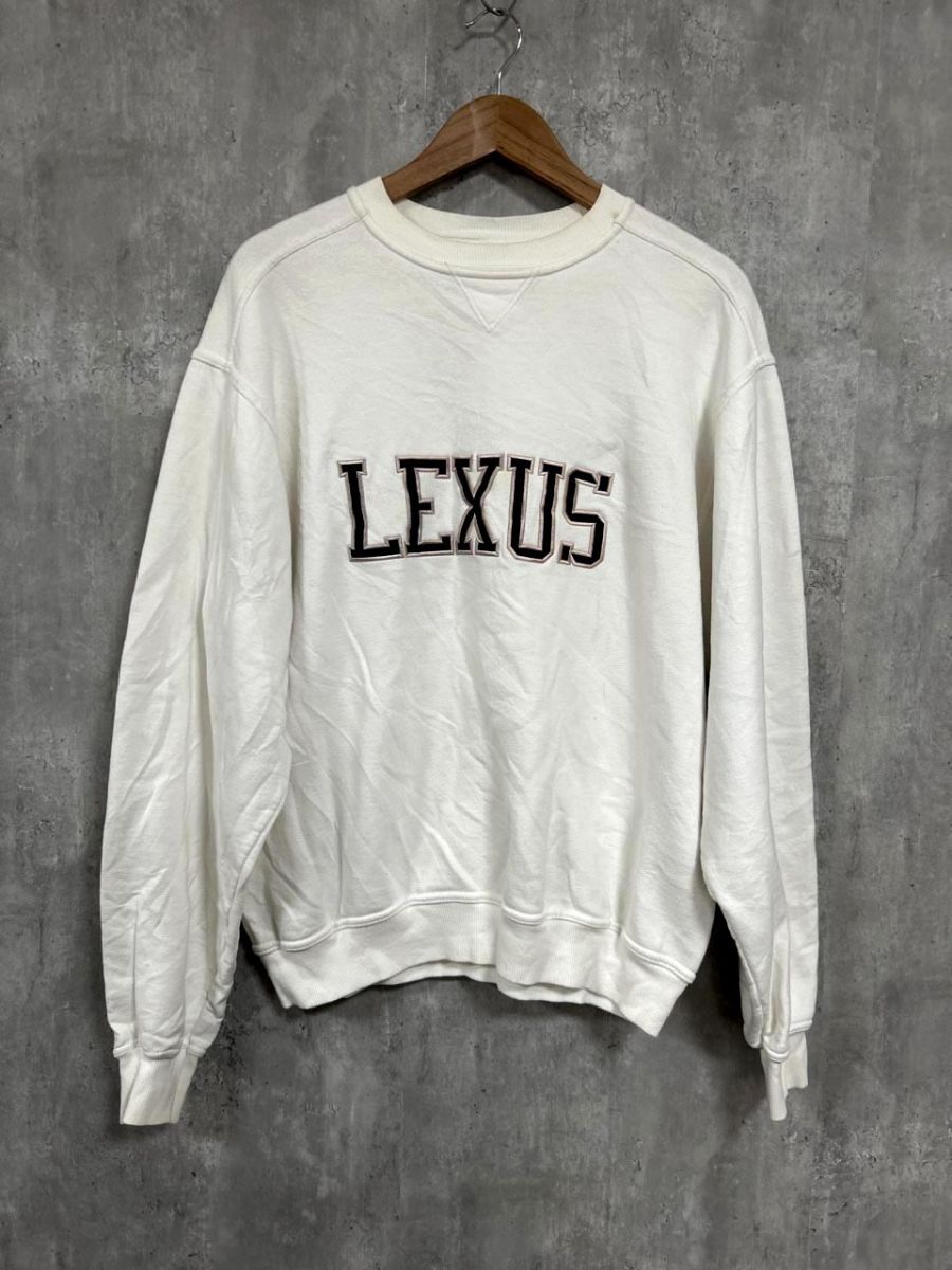 古着 レクサス メキシコ製 スウェット sizeS/白 ◆■ メンズ拍卖