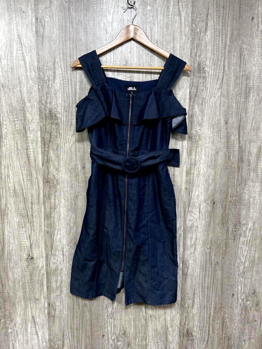 JILLSTUART ジルスチュアート デニム ワンピース sizeM/濃紺 ■◆ レディース拍卖