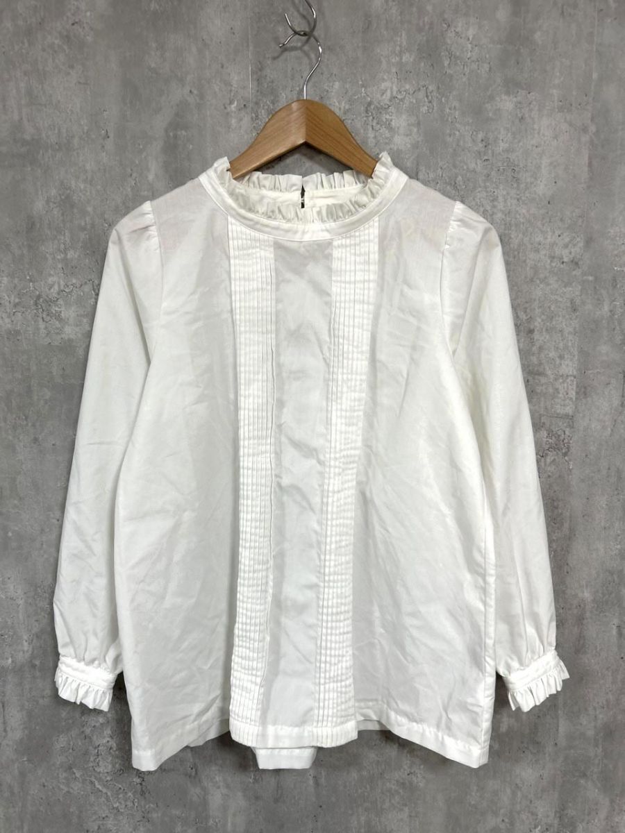 n’OrLABE ノアールレーベル ブラウス シャツ sizeM/白 ■◇ レディース拍卖